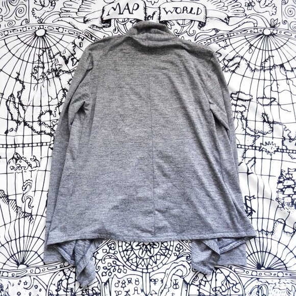 Nike || Draped Asymmetrical Performance Yoga Cardigan - Picture 8 of 8